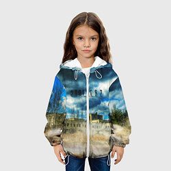 Куртка с капюшоном детская STALKER 2Чернобыль, цвет: 3D-белый — фото 2