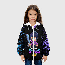 Куртка с капюшоном детская BRAWL STARS BIBI, цвет: 3D-белый — фото 2