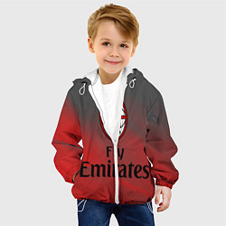 Куртка с капюшоном детская Milan, цвет: 3D-белый — фото 2