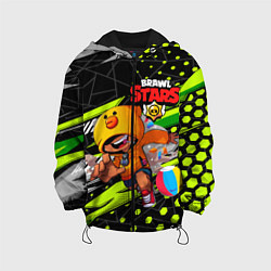 Куртка с капюшоном детская Brawl stars, цвет: 3D-черный