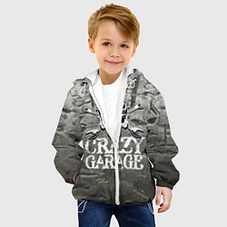 Куртка с капюшоном детская Crazy garage, цвет: 3D-белый — фото 2