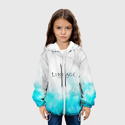 Куртка с капюшоном детская LINEAGE 2, цвет: 3D-белый — фото 2
