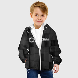 Куртка с капюшоном детская PORTAL, цвет: 3D-белый — фото 2