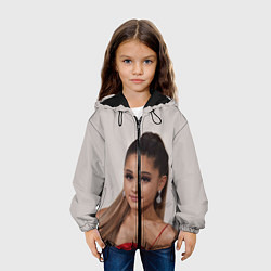 Куртка с капюшоном детская Ariana Grande Ариана Гранде, цвет: 3D-черный — фото 2