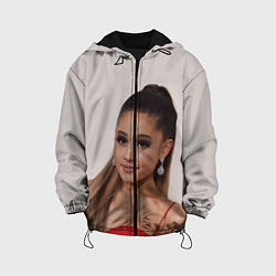Куртка с капюшоном детская Ariana Grande Ариана Гранде, цвет: 3D-черный