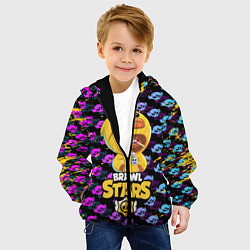 Куртка с капюшоном детская BRAWL STARS SALLY LEON, цвет: 3D-черный — фото 2
