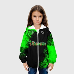 Куртка с капюшоном детская Terraria, цвет: 3D-белый — фото 2
