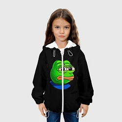 Куртка с капюшоном детская Frog, цвет: 3D-белый — фото 2