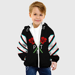 Куртка с капюшоном детская ТИКТОКЕР - PAYTON MOORMEIE, цвет: 3D-белый — фото 2