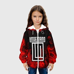 Куртка с капюшоном детская LINDEMANN FIRE, цвет: 3D-белый — фото 2