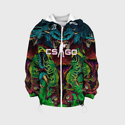 Куртка с капюшоном детская CS GO Hyperbeast, цвет: 3D-белый