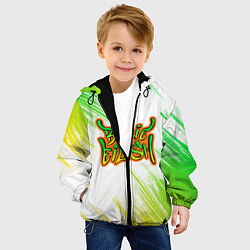 Куртка с капюшоном детская Billie eilish, цвет: 3D-черный — фото 2