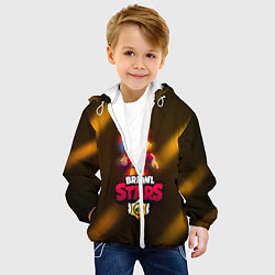 Куртка с капюшоном детская Brawl Stars Max, цвет: 3D-белый — фото 2