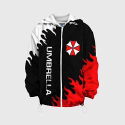 Куртка с капюшоном детская UMBRELLA CORP, цвет: 3D-белый