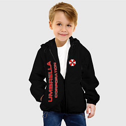 Куртка с капюшоном детская Umbrella Corporation, цвет: 3D-черный — фото 2