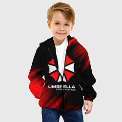 Куртка с капюшоном детская Umbrella Corporation, цвет: 3D-черный — фото 2
