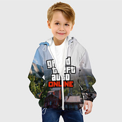 Куртка с капюшоном детская GTA Online, цвет: 3D-белый — фото 2