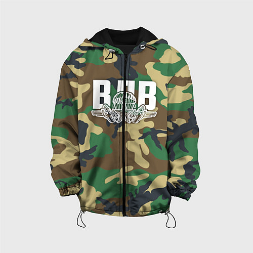 Детская куртка ВДВ камуфляж / 3D-Черный – фото 1