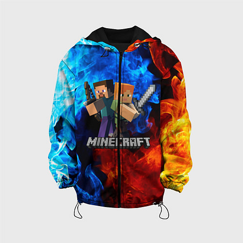 Детская куртка MINECRAFT / 3D-Черный – фото 1