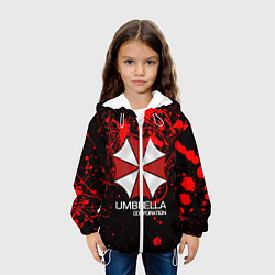 Куртка с капюшоном детская UMBRELLA CORP, цвет: 3D-белый — фото 2