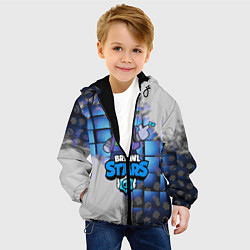 Куртка с капюшоном детская BRAWL STARS:RICOCHET, цвет: 3D-черный — фото 2