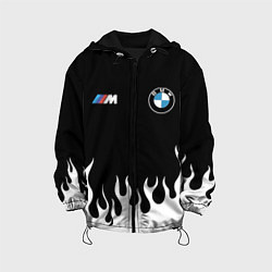 Куртка с капюшоном детская BMW БМВ, цвет: 3D-черный