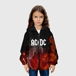 Куртка с капюшоном детская AC DC, цвет: 3D-черный — фото 2