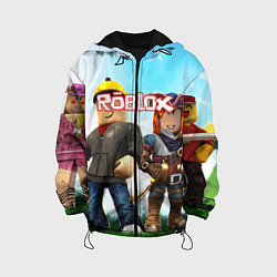 Куртка с капюшоном детская ROBLOX, цвет: 3D-черный