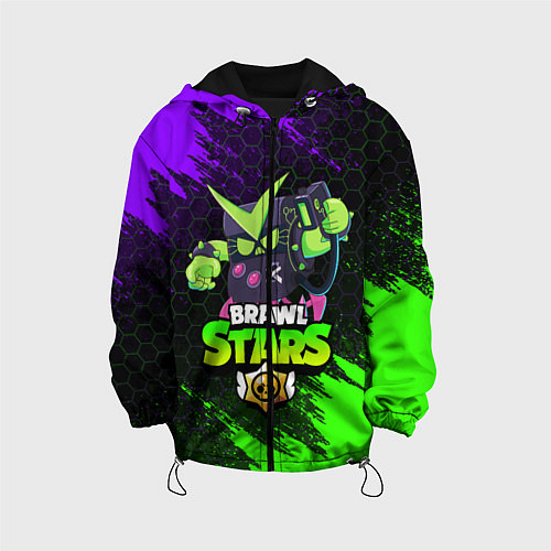 Детская куртка BRAWL STARS VIRUS 8-BIT / 3D-Черный – фото 1