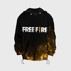 Куртка с капюшоном детская Free Fire, цвет: 3D-черный