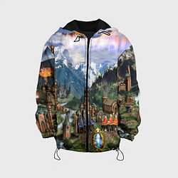 Куртка с капюшоном детская HEROES, цвет: 3D-черный