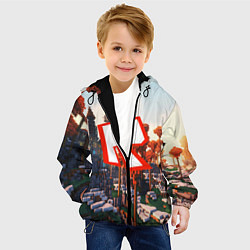Куртка с капюшоном детская ROBLOX GAME, цвет: 3D-черный — фото 2