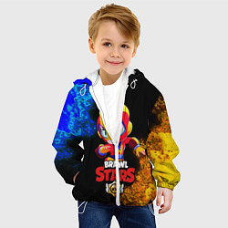 Куртка с капюшоном детская Brawl Stars MAX, цвет: 3D-белый — фото 2