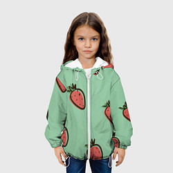 Куртка с капюшоном детская Морковный дождь, цвет: 3D-белый — фото 2