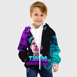 Куртка с капюшоном детская Тима Белорусских, цвет: 3D-белый — фото 2