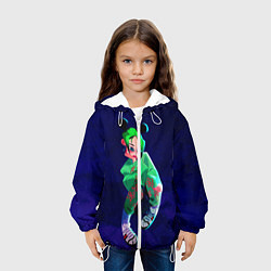 Куртка с капюшоном детская БИЛЛИ АЙЛИШ, цвет: 3D-белый — фото 2