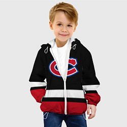 Куртка с капюшоном детская Монреаль Канадиенс, цвет: 3D-белый — фото 2