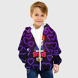 Куртка с капюшоном детская Brawl Stars Calavera Piper, цвет: 3D-белый — фото 2