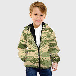 Куртка с капюшоном детская ВДВ СССР, цвет: 3D-черный — фото 2
