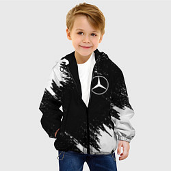 Куртка с капюшоном детская MERCEDES, цвет: 3D-черный — фото 2