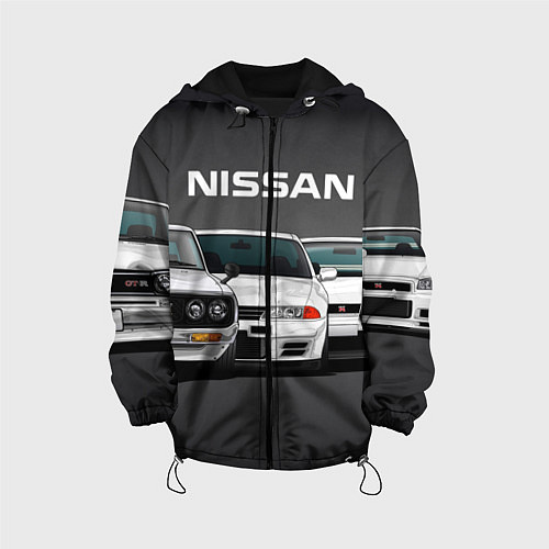Детская куртка NISSAN / 3D-Черный – фото 1