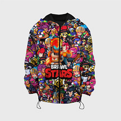 Куртка с капюшоном детская BRAWL STARS:MAX, цвет: 3D-черный