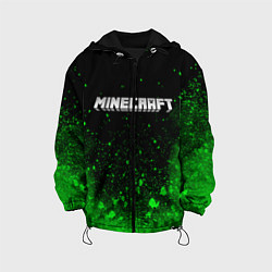 Куртка с капюшоном детская MINECRAFT, цвет: 3D-черный
