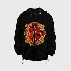 Куртка с капюшоном детская Five Finger Death Punch, цвет: 3D-черный