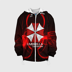 Куртка с капюшоном детская Umbrella Corp, цвет: 3D-белый