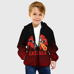 Куртка с капюшоном детская CATZILLA, цвет: 3D-черный — фото 2