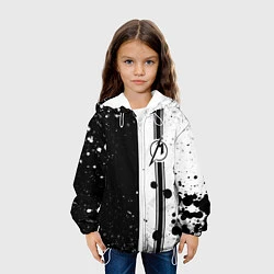 Куртка с капюшоном детская Metallica, цвет: 3D-белый — фото 2