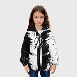 Куртка с капюшоном детская MetallicaСпина, цвет: 3D-черный — фото 2