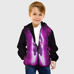 Куртка с капюшоном детская Супер Сайян Super Saiyan, цвет: 3D-черный — фото 2