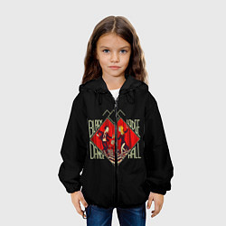 Куртка с капюшоном детская Twin Peaks, цвет: 3D-черный — фото 2